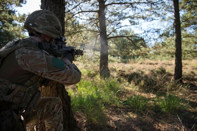 The Ministry of Defence has warned bikers about the dangers of straying off designated paths at Longmoor